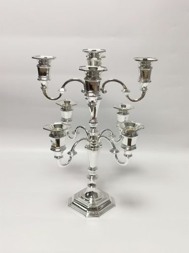 פמוט 9 קנים קריסטל