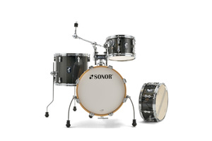מערכת תופים 4 חלקים "16 SONOR AQX Jungle black midnight sparkle