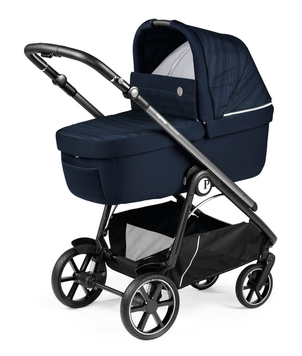 עגלה לתינוק עם סל שכיבה Veloce Eclipse Blue  - פג פרגו