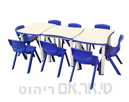 שולחנות דגם דגל בצבע כחול
