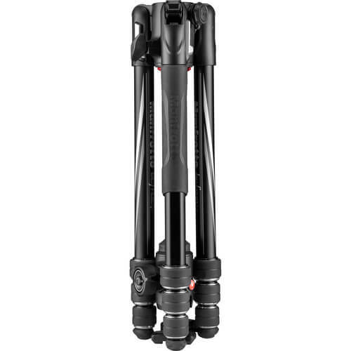 חצובת טיולים אלומיניום עם ראש Manfrotto
