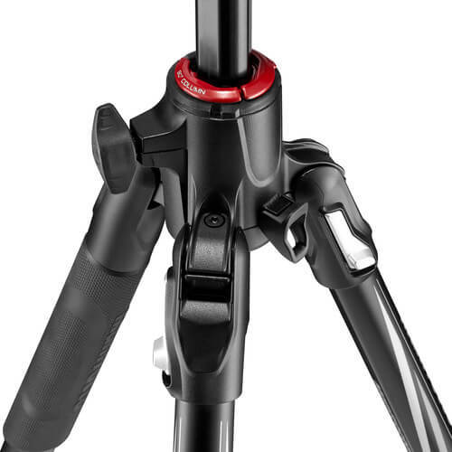 חצובת טיולים אלומיניום עם ראש Manfrotto