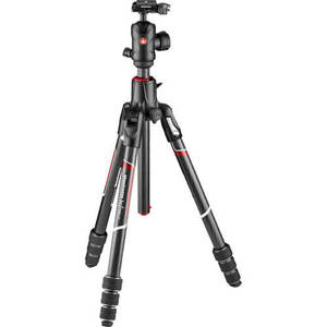 חצובת טיולים סיבי פחמן עם ראש Manfrotto Befree
