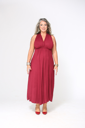 שמלת ליה מקסי - plus size