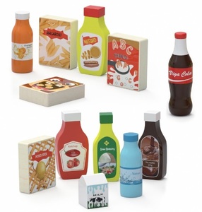 סט 12 חלקים מזון ומשקאות למשחקי דמיון