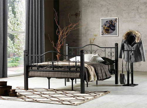 מיטת מתכת זוגית דגם T-4