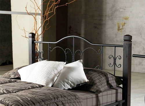 מיטת מתכת זוגית דגם T-4