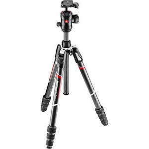 חצובה מקצועית סיבי פחמן עם ראש Manfrotto Befree GT