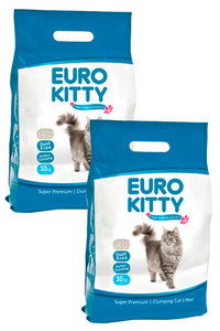חול מתגבש לחתולים Euro Kitty יורו קיטי 10 ק"ג -מבצע 2 יחידות