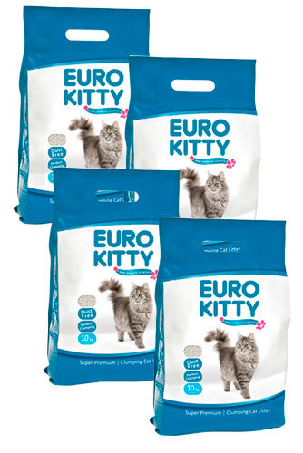 EURO KITTY חול מתגבש - חול לחתולים