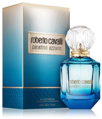 בושם לאישה רוברטו קבאלי ROBERTO CAVALLI PARADISO AZZURRO 75 ML E.D.P