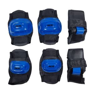 סט מגנים מלא לילדים: מרפקים, ברכיים וידיים לגילאי 3 ומעלה - כחול