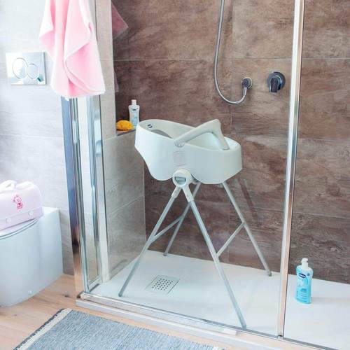 אמבטיה לתינוק וכיסא אמבטיה גבוה באבל נסט Bubble Nest אפור - צ'יקו