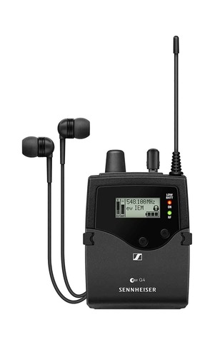 סט משדר מקלט in-ear מוניטור אלחוטי מקצועי Sennheiser EW IEM G4