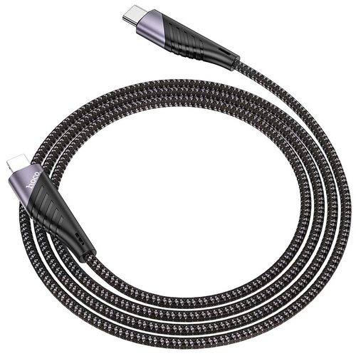 כבל טעינה וסינכרון נתונים  Hoco Cable Type-C to Lightning “U95 Freeway” PD 20W charging data sync 