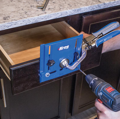 ערכת קידוח לידיות ארונות ומגירות Cabinet Hardware Jig