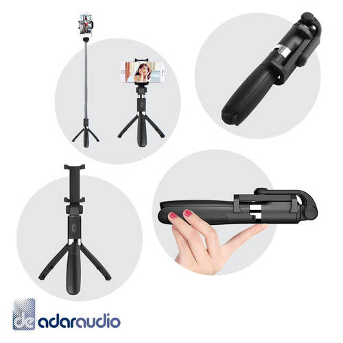 חצובת סלפי טלסקופית עם שלט Selfie Stick L01