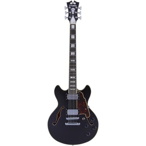 גיטרה חשמלית 1/4 נפח D'Angelico PREMIER MINI DC BLACK FLAKE