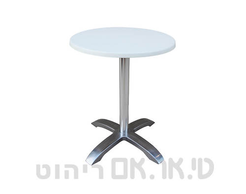 פלטה ורצליט עגולה לבן 001