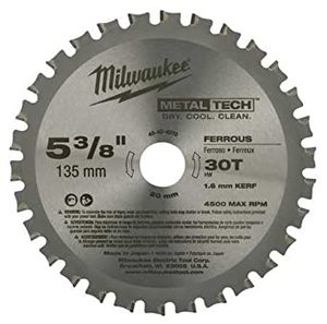 להב "5 3/8 לחתוך ברזל 30 שיניים Milwaukee