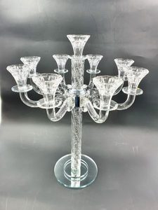 פמוט 9 קנים קריסטל