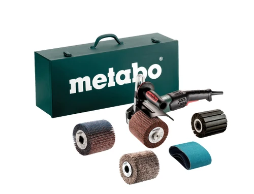 מלטשת נירוסטה גלגל (רול) חשמלי + אביזרים Metabo SE 17-200 RT Set 1700W