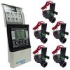 מחשב השקיה גלקון AC4 BT מארז עם 5 ברזים 3/4"