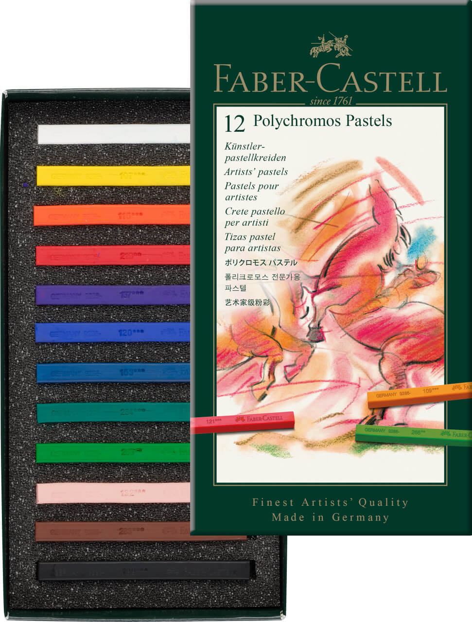סט גיר 12 יח ploychromos faber castel