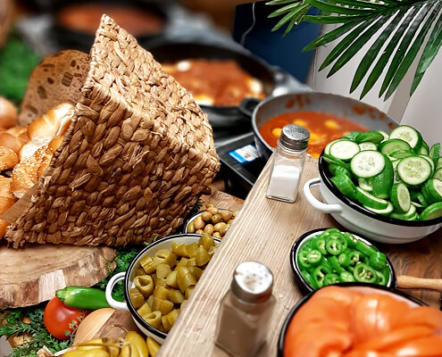 עמדת שקשוקה אותנטית - 