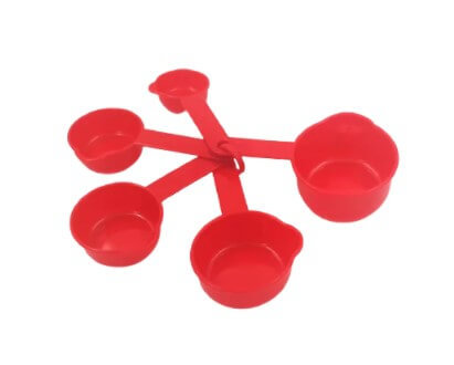 סט 5 כוסות מדידה פלסטיק ROSOGLAZE