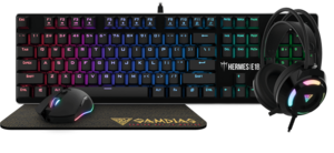 ערכת גיימינג Gamdias Hermes E1B 4IN1