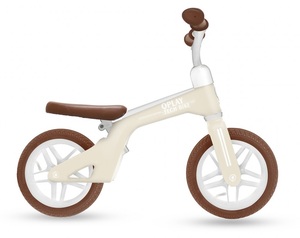 Tech Bicycle אופני איזון עם גלגלי גומי מיוחדים, כיסא וידית מתכווננים - לבן