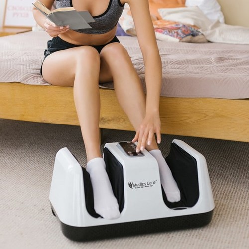 מכשיר עיסוי לרגליים מתקדם Relax Master + חימום InfraRed וכריות אוויר MC-8012A מבית Medics-Care