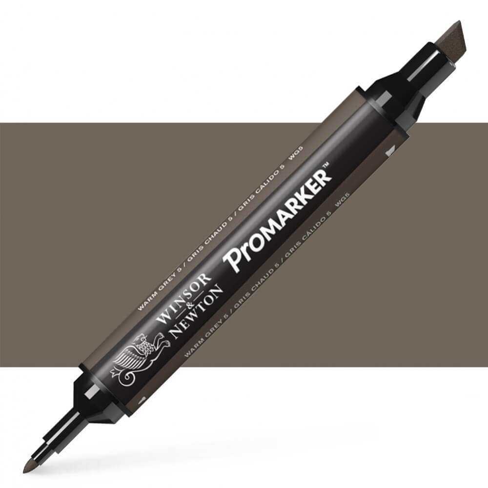 טוש מרקר פנטו Winsor& Newton Pomarker Warm Gray 5 WG5