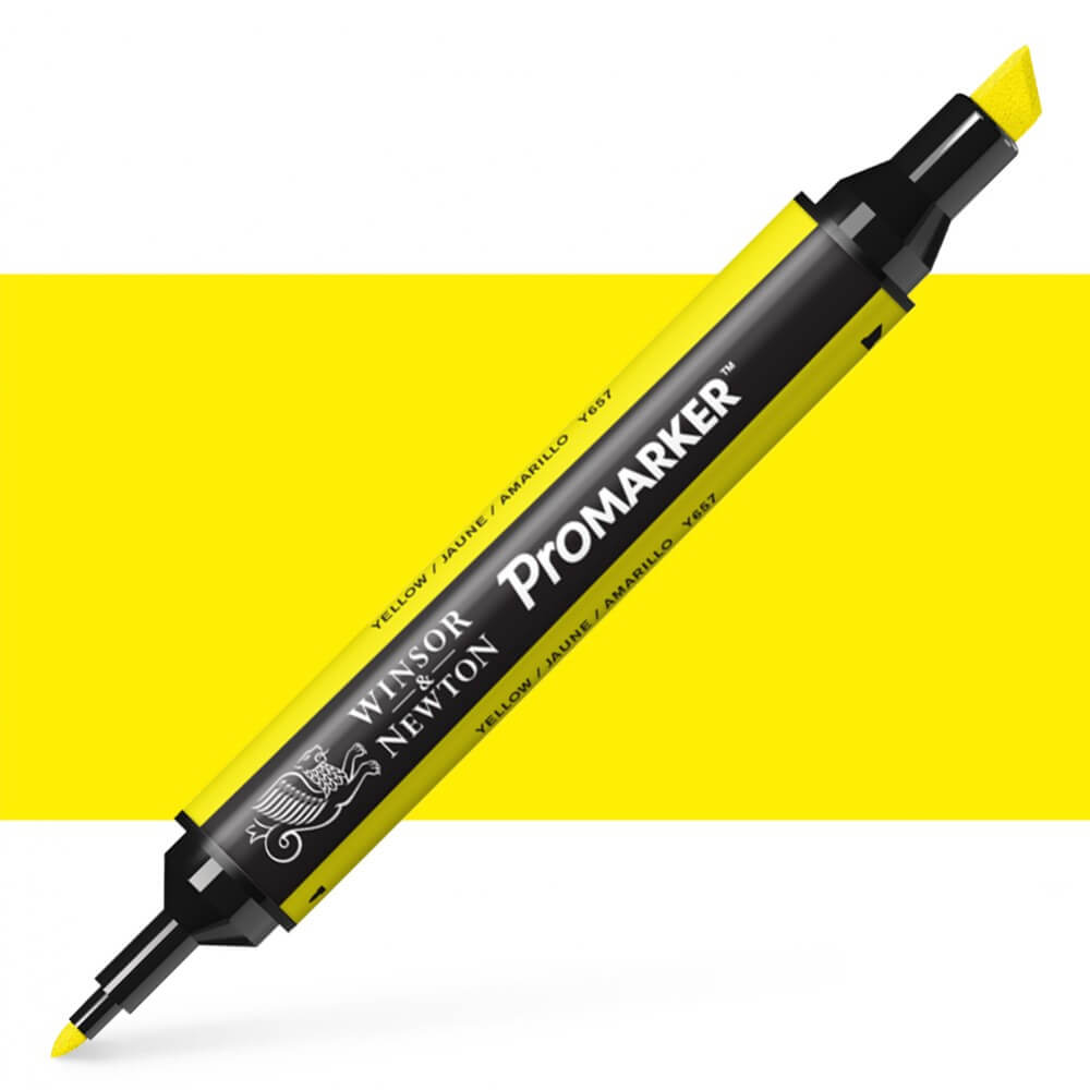 טוש מרקר פנטו Winsor& Newton Pomarker yellow Y657
