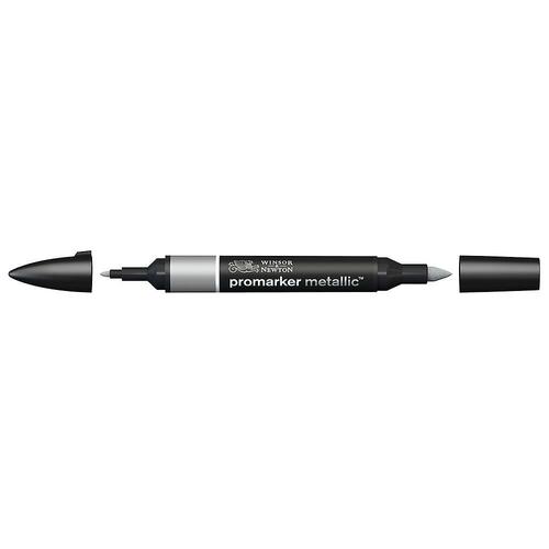 טוש מרקר פנטו Winsor& Newton Pomarker metallic silver