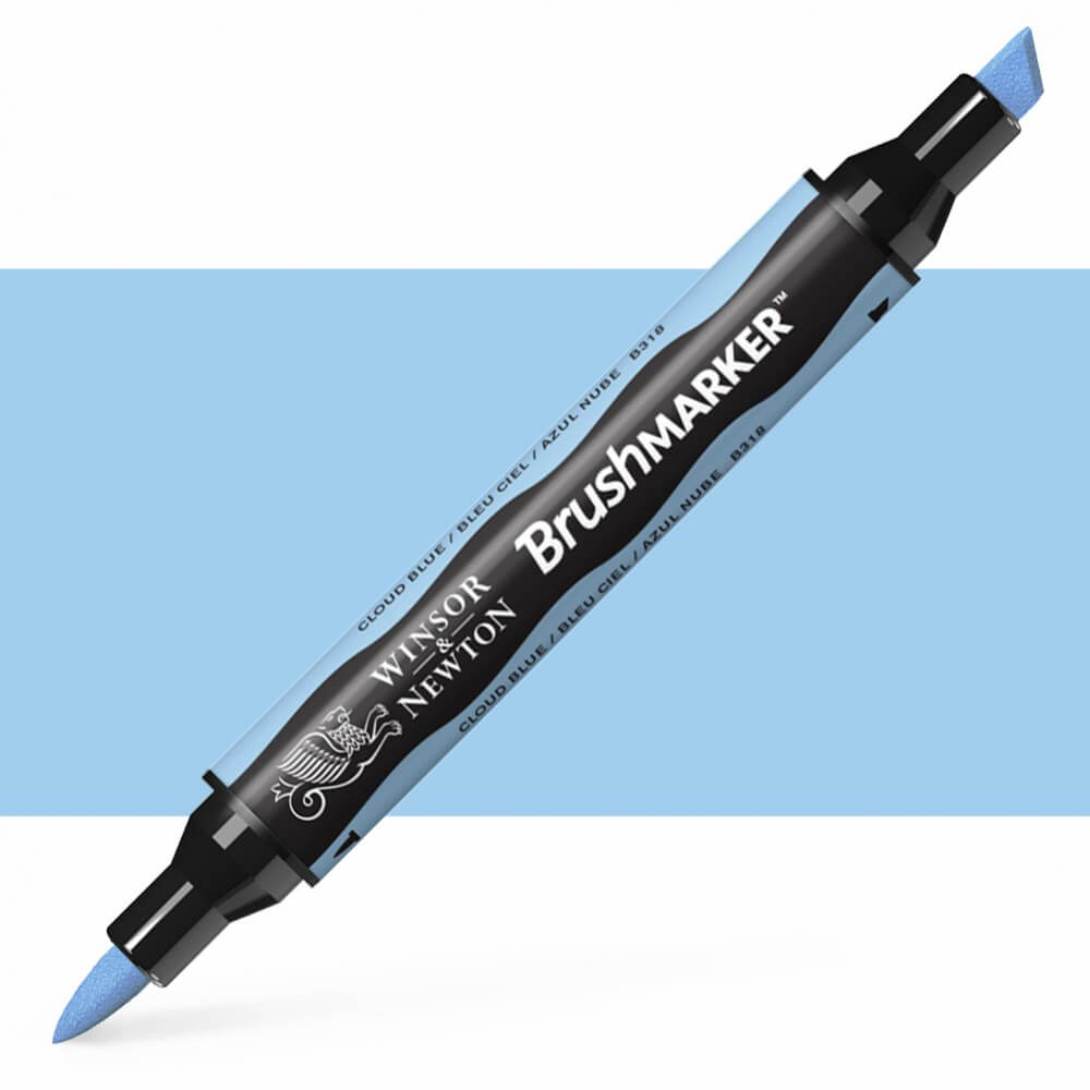 טוש מרקר פנטו Winsor& Newton Pomarker Cloud blue B318