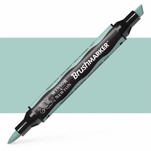 טוש מרקר פנטו Winsor& Newton Pomarker Pebble blue C217