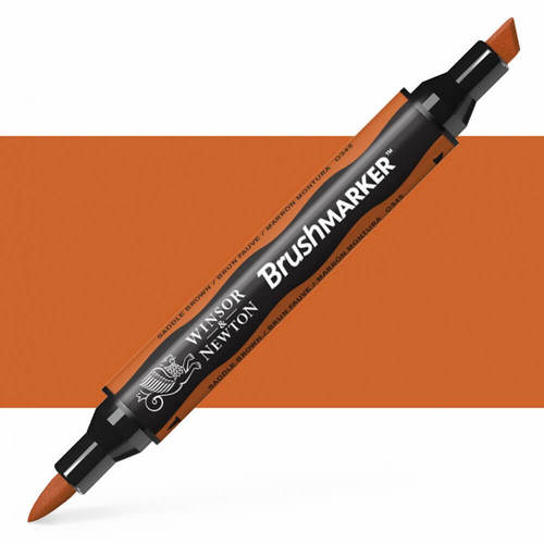 טוש מרקר פנטו Winsor& Newton Pomarker saddle brown O345
