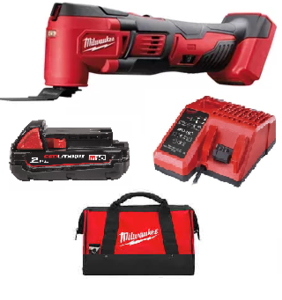מולטיטול נטען 18V + סוללה 2.0AH milwaukee