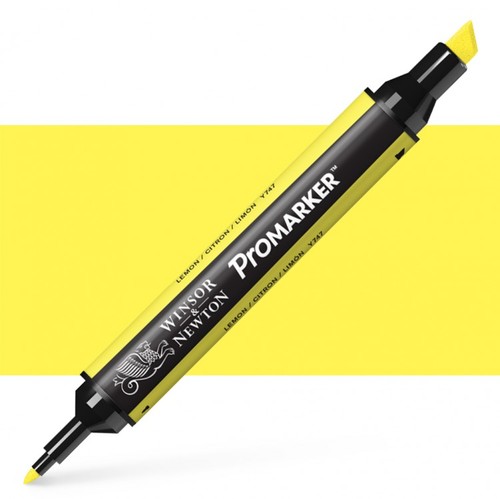 טוש מרקר פנטו Winsor& Newton Pomarker Lemon Y747