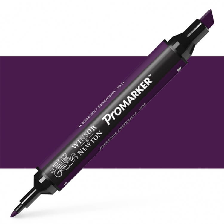 טוש מרקר פנטו Winsor& Newton Pomarker Aubergine V524
