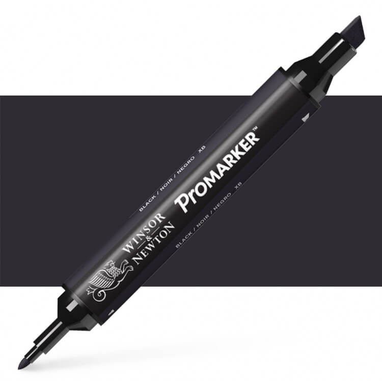 טוש מרקר פנטו Winsor& Newton Pomarker Black XB