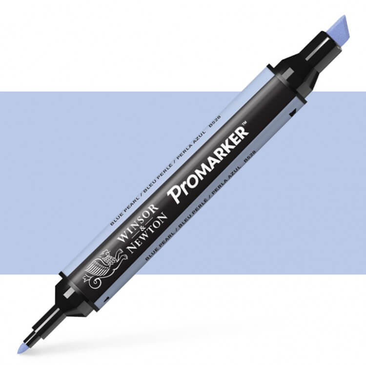 טוש מרקר פנטו Winsor& Newton Pomarker Blue pearl B528