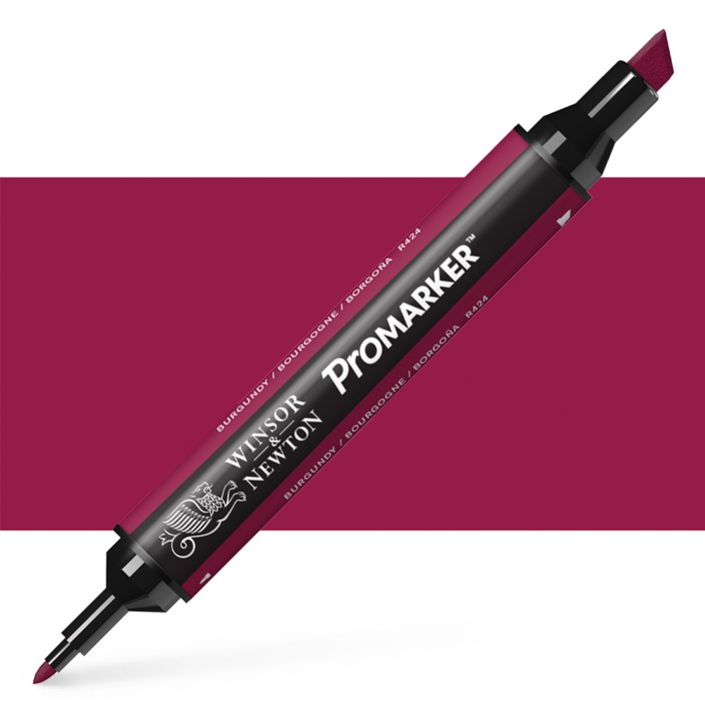 טוש מרקר פנטו Winsor& Newton Pomarker Burgundy R424