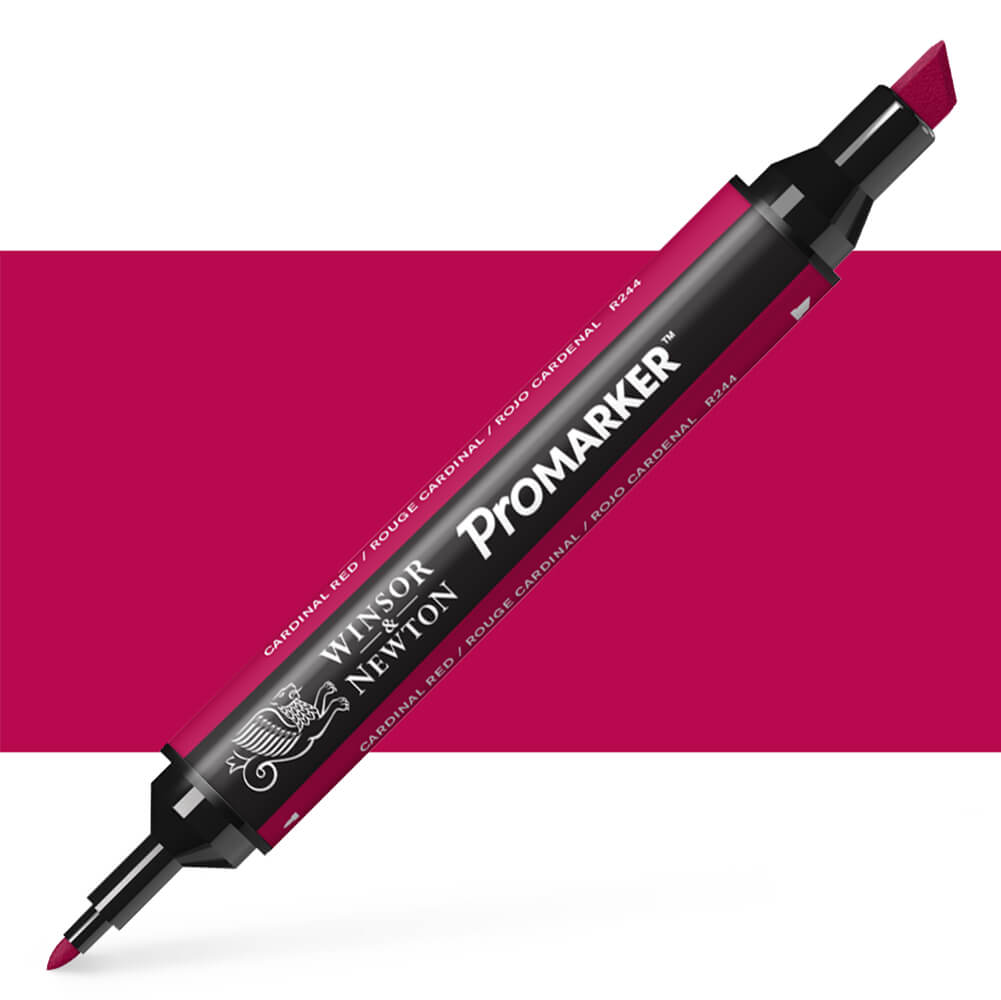 טוש מרקר פנטו Winsor& Newton Pomarker Cardinal red R244