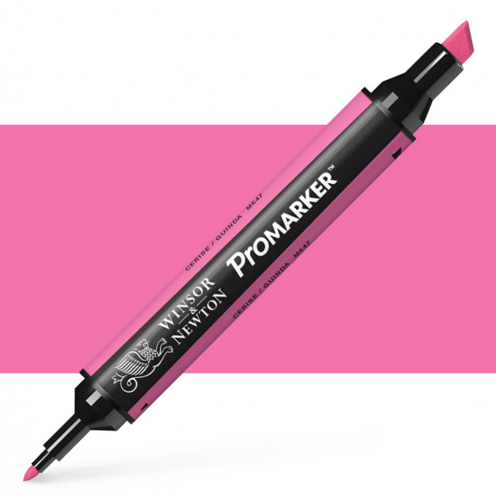 טוש מרקר פנטו Winsor& Newton Pomarker Cerise M647