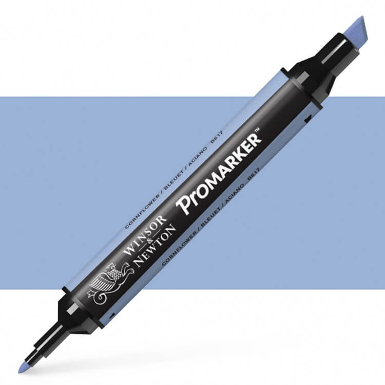 טוש מרקר פנטו Winsor& Newton Pomarker Cornflower B617
