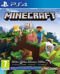 משחק Minecraft Bedrock Edition עבור PlayStation 4 PS4 עם מצב הישרדות, בנייה חופשית ומשחק מרובה משתתפים