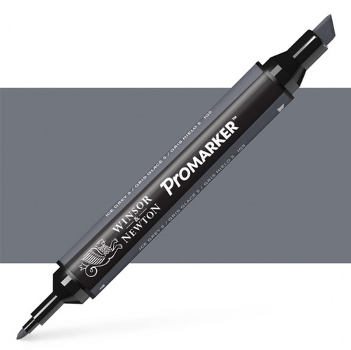 טוש מרקר פנטו Winsor& Newton Pomarker Ice Gray 5 IG5